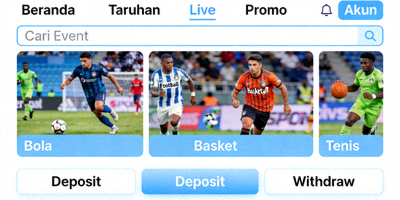 Antarmuka MSports dalam bahasa Indonesia yang mudah dipahami