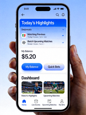 Tampilan MSports di perangkat mobile yang responsif dan mudah digunakan