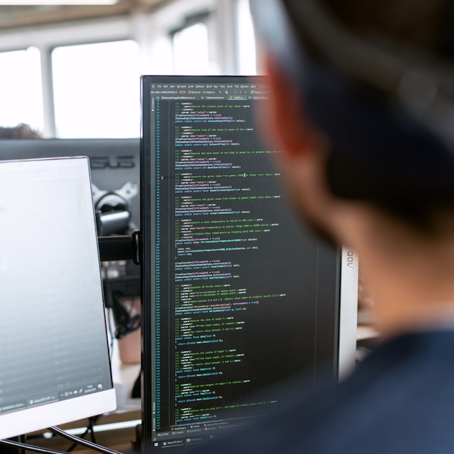 技术人员正在检查和维修电脑内部组件，象征问题排查与解决